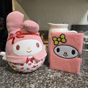 Hello Kitty Melody Squishmallpw And Diary Gift Set
